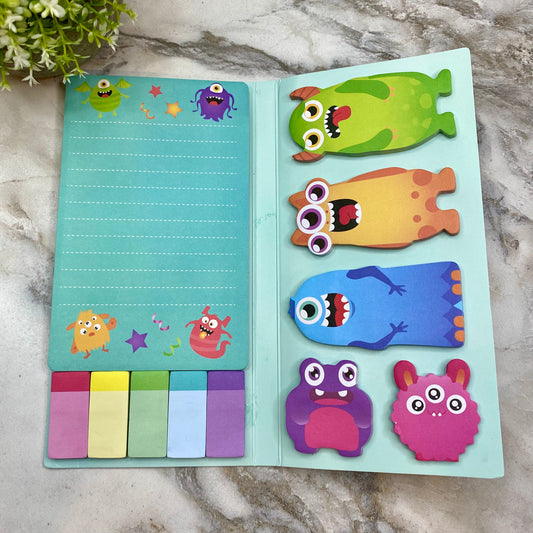 Sticky Note Booklet Set - Monster