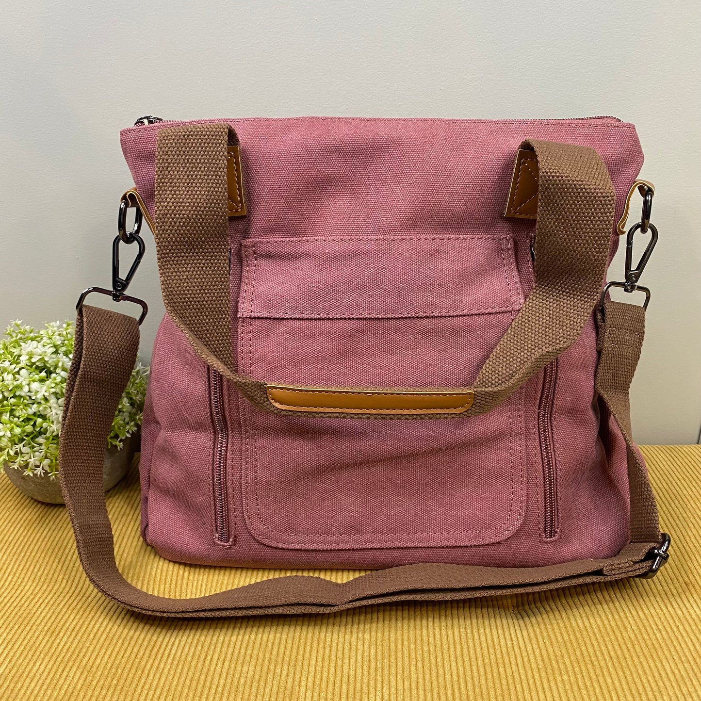 Caitlin - Canvas Satchel