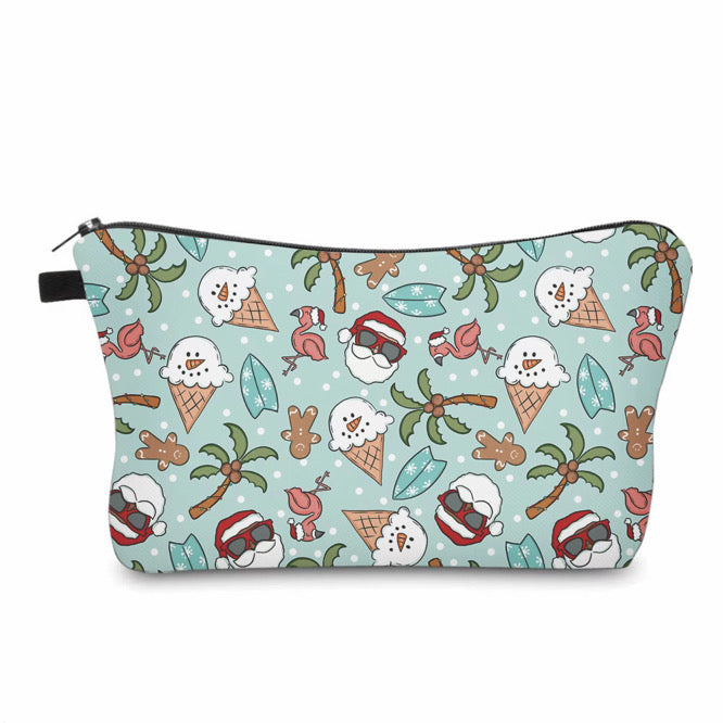 Pouch - Christmas - Summer Ice Cream Snowman