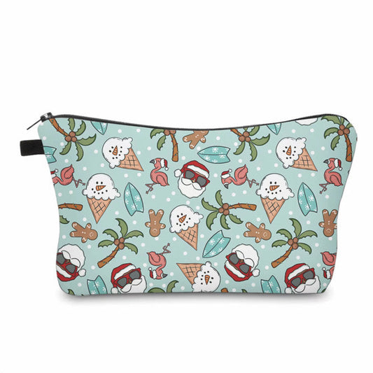 Pouch - Christmas - Summer Ice Cream Snowman