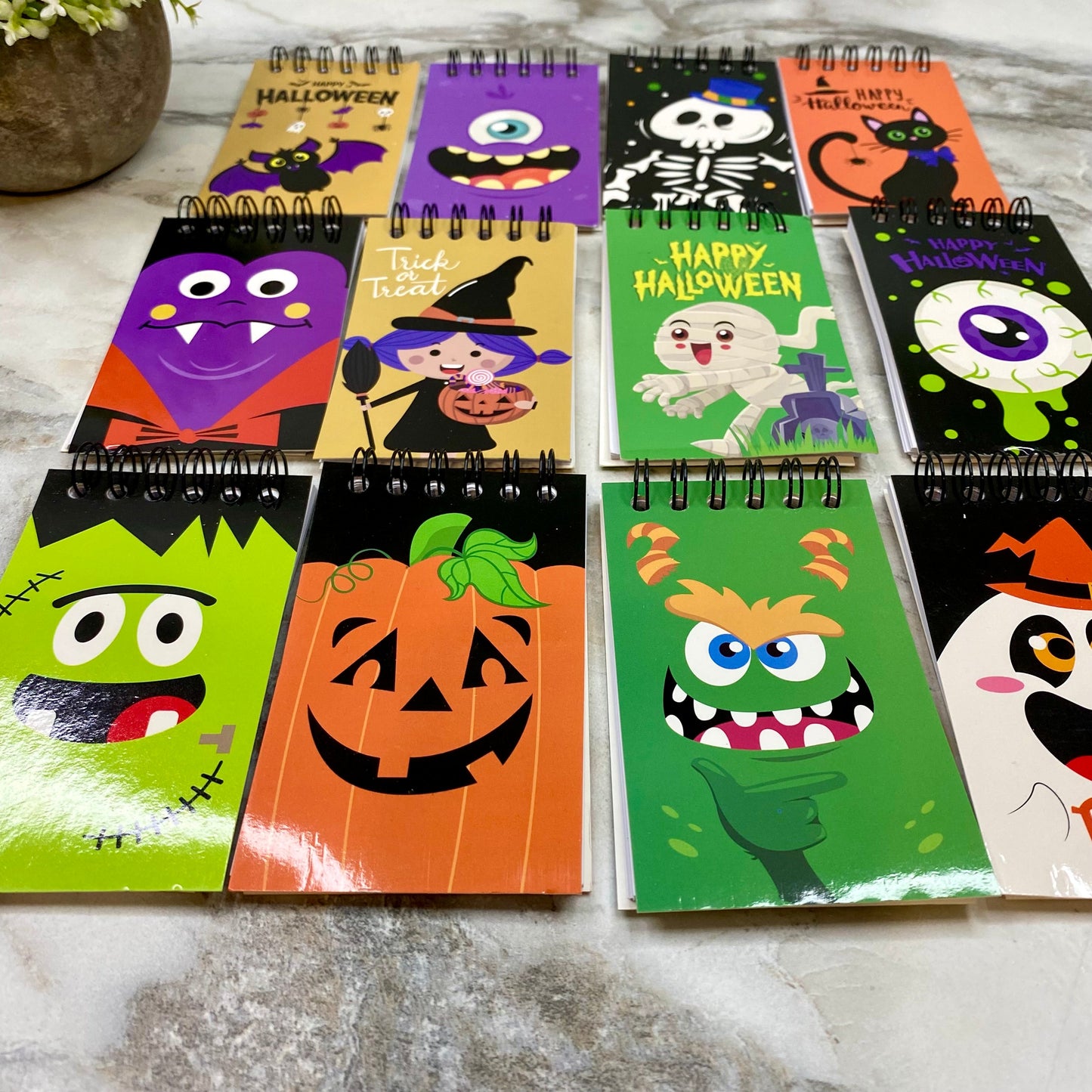 Mini Spiral Notebooks - Halloween Mix