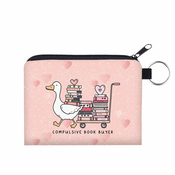 Mini Pouch - Book Compulsive Book Buyer