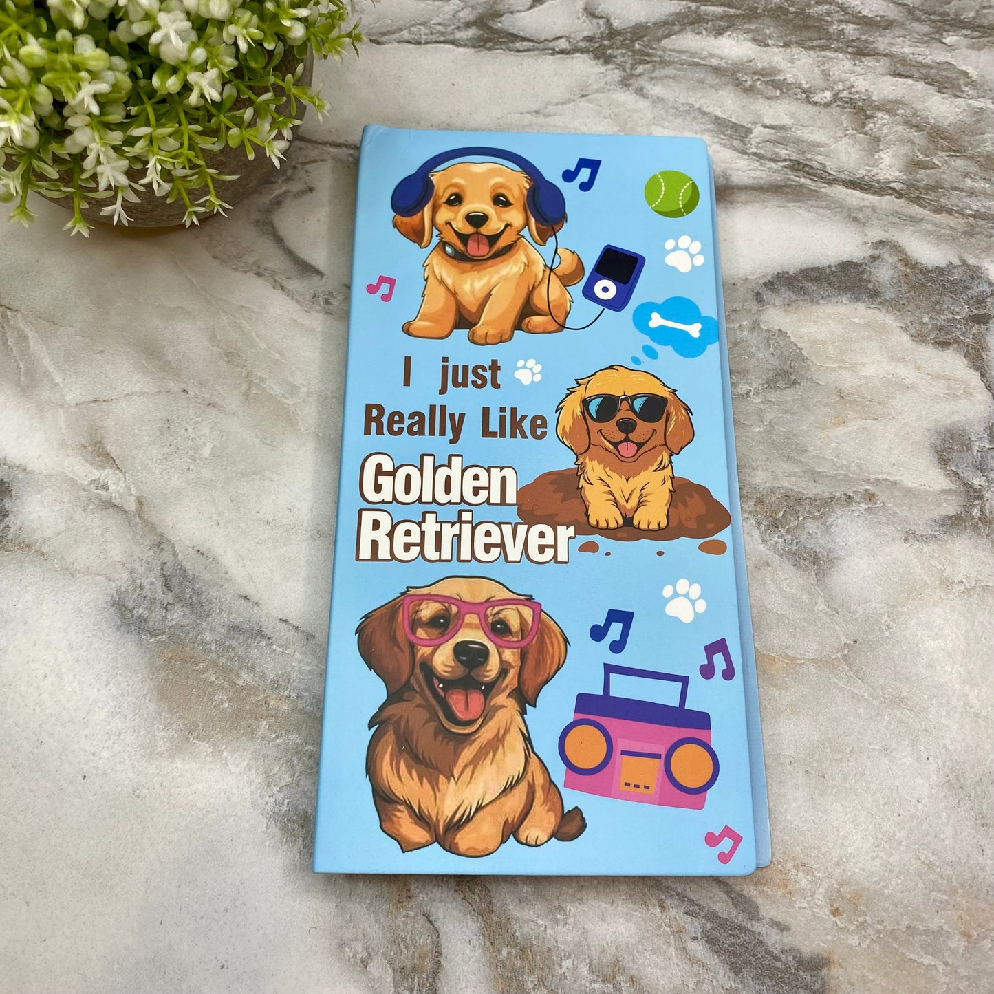 Sticky Note Booklet Set - Golden Retriever