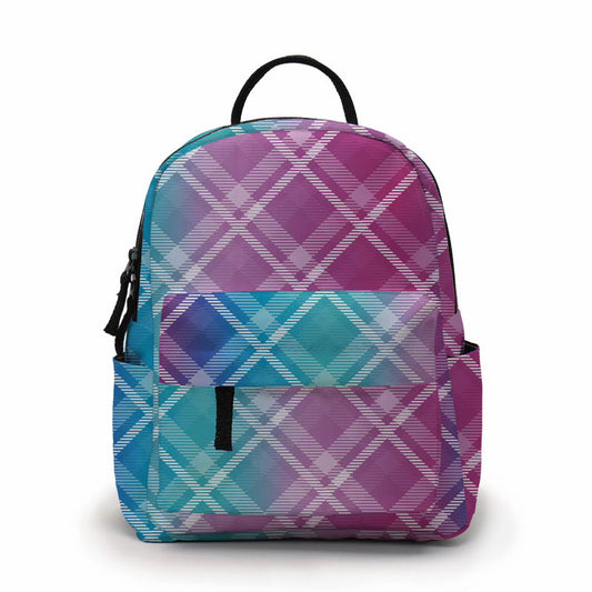 Mini Backpack - Ombre Plaid