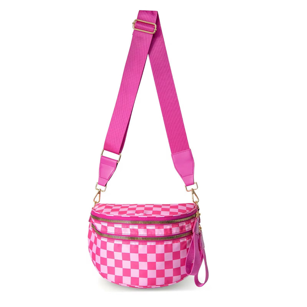Roni - Checkered- Nylon Crossbody