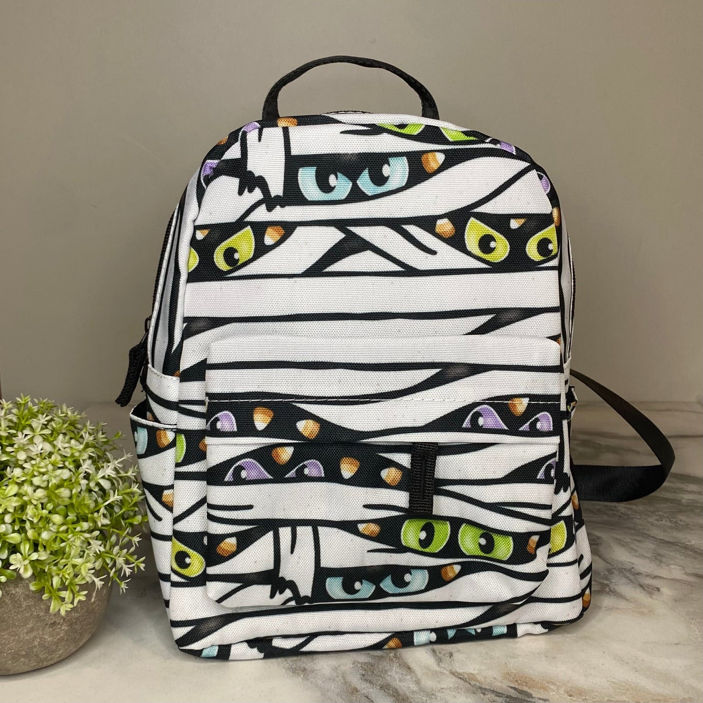 Mini Backpack - Halloween Fall - Mummies