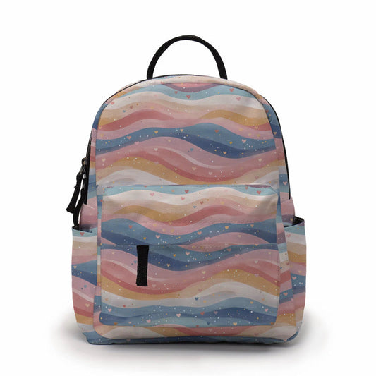 Mini Backpack - Heart Waves