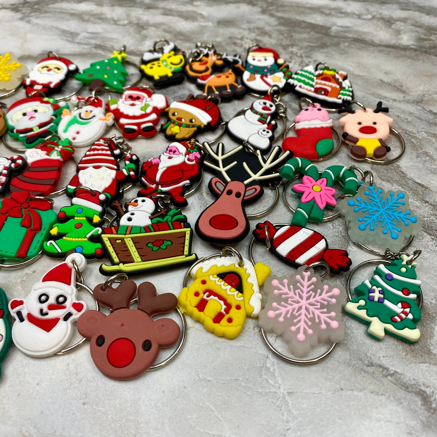 Keychain - Silicone - Christmas