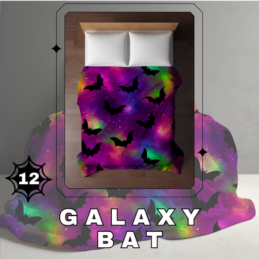 Blanket Halloween #12 - Galaxy Bat - PREORDER ends 7/25