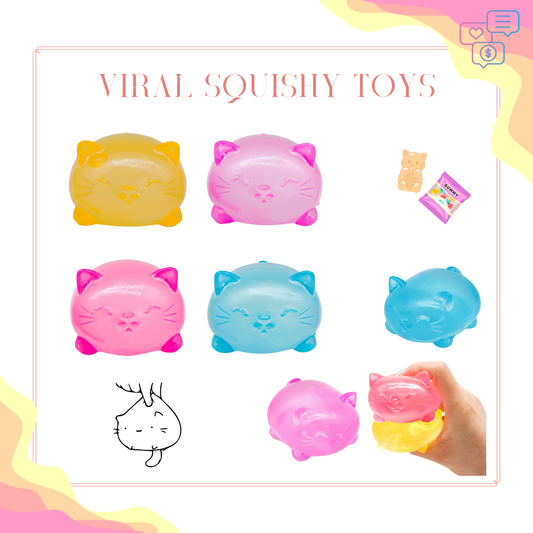 Squishy Toy - Cat - PREORDER 3/11-3/14