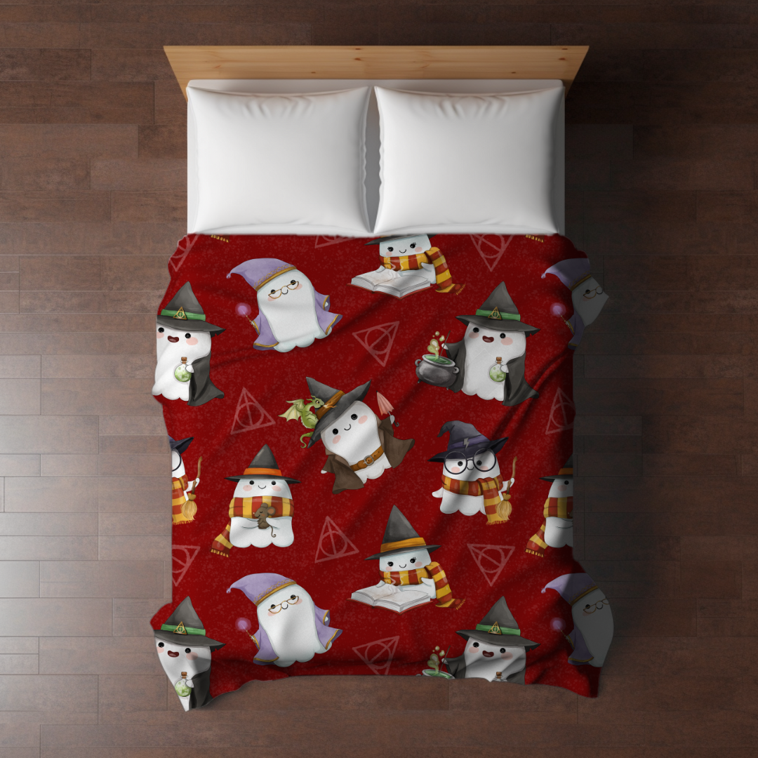 Blanket - Christmas - Magic Red Ghosts