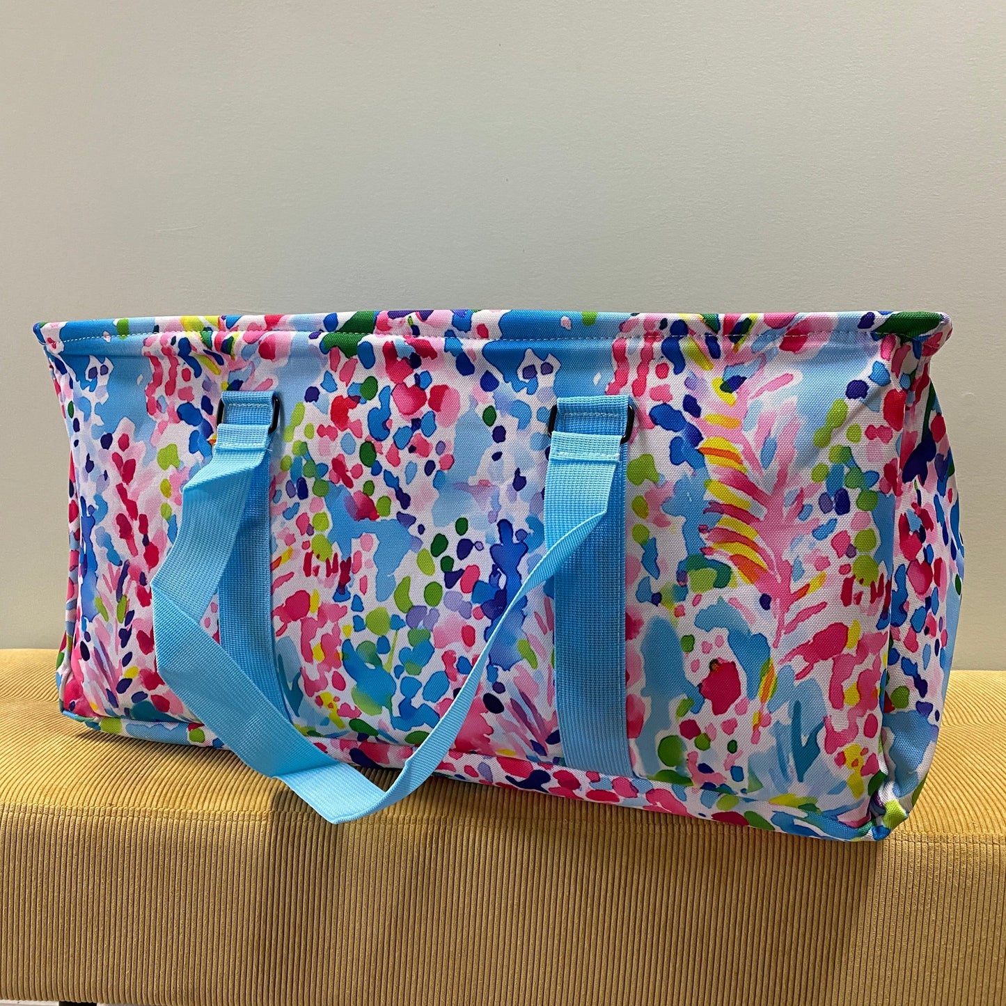 Rectangle Utility Tote - Abstract Giraffe